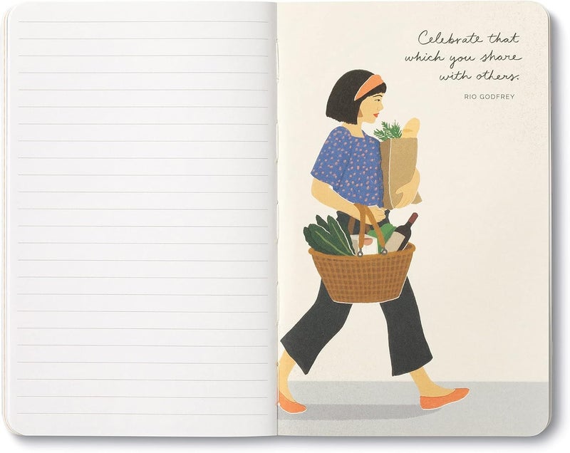 Compendium Softcover Journal - Life is to be enjoyed. – A Write Now Journal with 128 Lined Pages, 5″W x 8″H - Image 5